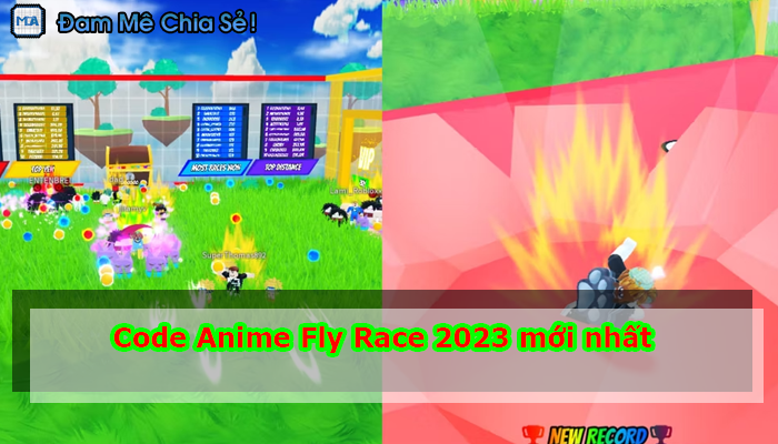Code Anime Fly Race 2023 mới nhất